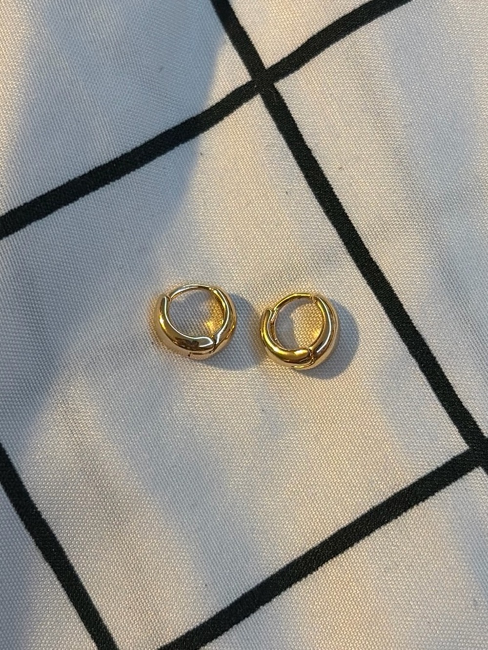 Classic Gold Huggie Hoop Earrings - Women Jewelry